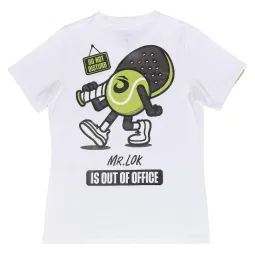 Lok Out Of Office White Women's T-Shirt