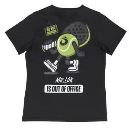 Camisetta Guy Out of Office Negro Moose