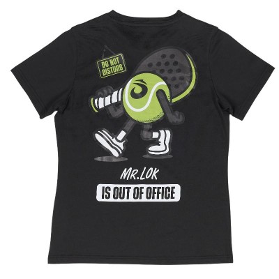 Camisetta Guy Out of Office Negro Moose