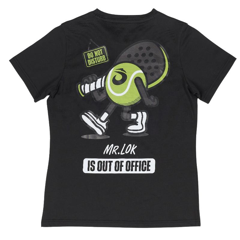 Camisetta Guy Out of Office Negro Moose
