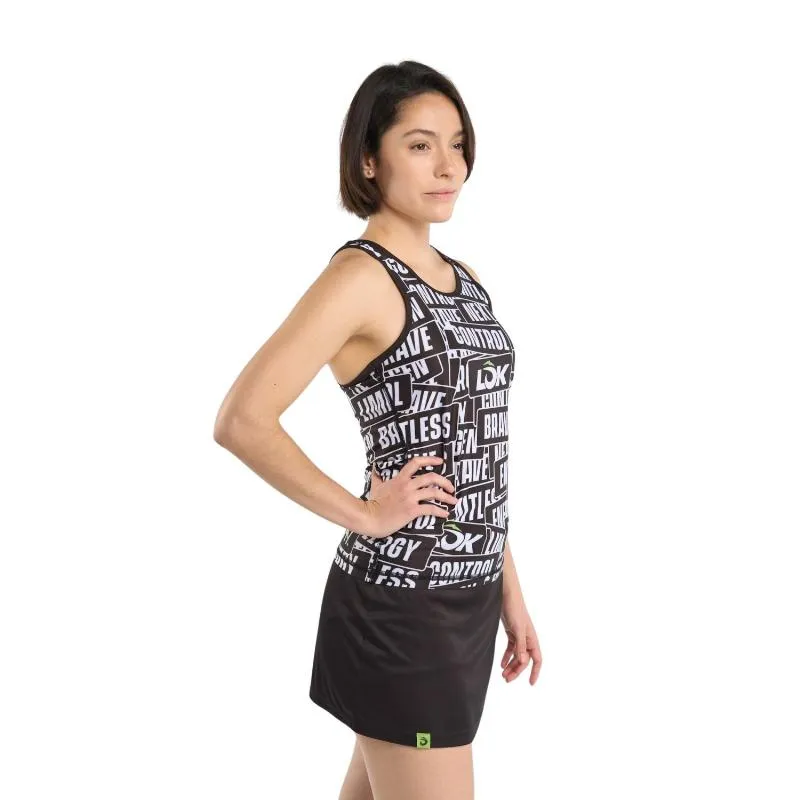 Lok Sticker Storm Schwarz Damen T-Shirt