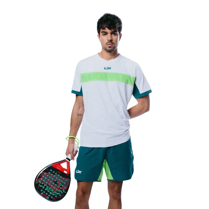 Lok Tau weißgrünes T-Shirt