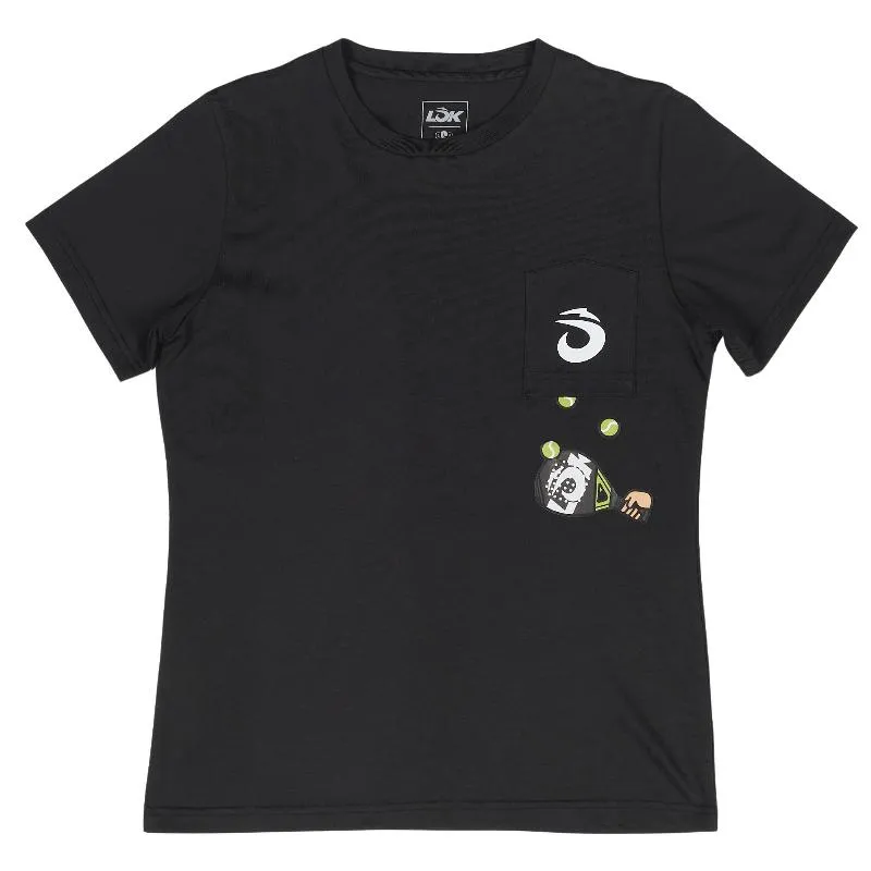 Lok The Juggler Black Women's T-Shirt