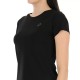 Camiseta Lotto MSP II Negro Mujer - Barata Oferta Outlet