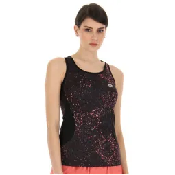 T-shirt Lotto Run Fit II Black Pink Gum