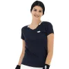 Lotto Squadra II Navy Blue White Women's T-Shirt