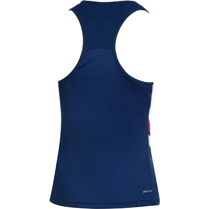 Camiseta Lotto Squadra III Azul Rojo Mujer - Barata Oferta Outlet