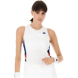 T-shirt Lotto Squadra III White Blue Women