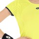 Camiseta Lotto Superrapida V Amarillo Fluor Azul Mujer - Barata Oferta Outlet
