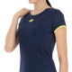 Camiseta Lotto Superrapida V Denim Oscuro Amarillo Acido Mujer - Barata Oferta Outlet