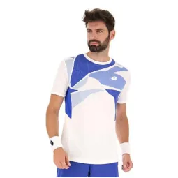 T-shirt Lotto Tech I D2 White Gloss Blue