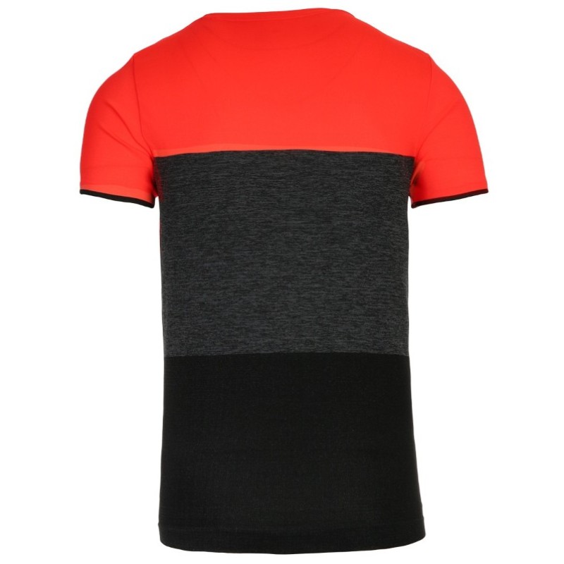 Camiseta Lotto Tech Seamless Coral Negro - Barata Oferta Outlet