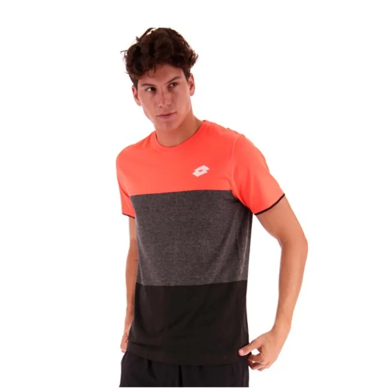 Jersey Lotto Tech Seamless black Coral