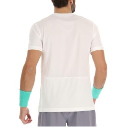 T-shirt Lotto Top IV Bright White Turquoise Green Grey