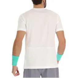 T-shirt Lotto Top IV Bright White Turquoise Green Grey