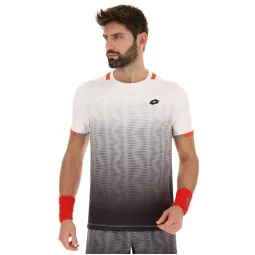 T-shirt Lotto Top IV Black Glossy White