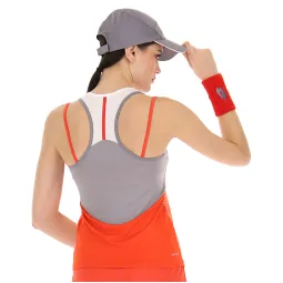 T-shirt Lotto Top IV Red Poppy White Bright Women