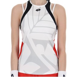 Lotto Top Ten III T-shirt White Red