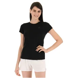 Short Sleeve T-Shirt Lotto MSP Black Women