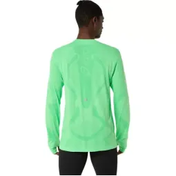 Camiseta Manga Larga Asics Road Seamless Top Verde