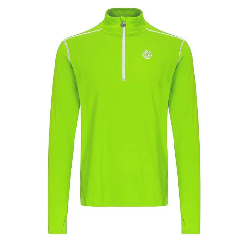 Bidi Badu Zac Green Neon White Long Sleeve T-Shirt