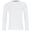 Long Sleeve Head Flex Seamless White T-Shirt