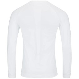 Long Sleeve Head Flex Seamless White T-Shirt