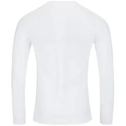 Long Sleeve Head Flex Seamless White T-Shirt