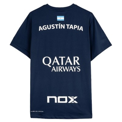 Nox Agustin Tapia Sponsors AT10 Dark Blue 2024 T-Shirt