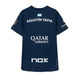Nox Agustin Tapia Sponsors AT10 Dark Blue 2026 T-shirt