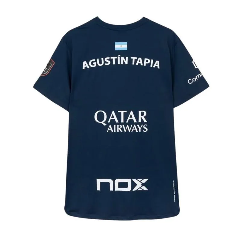 Nox Agustin Tapia Sponsors AT10 Dark Blue 2026 T-shirt