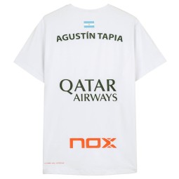 Camiseta Nox Agustin Tapia Sponsors AT10 Blanco 2024