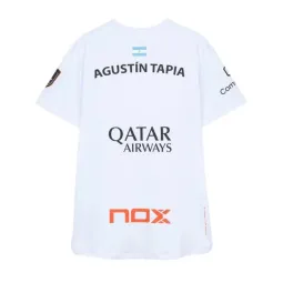 Camiseta Nox Agustin Tapia Sponsors AT10 Blanco 2026