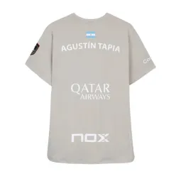 Camiseta Nox Agustin Tapia Sponsors AT10 Gris Claro 2026