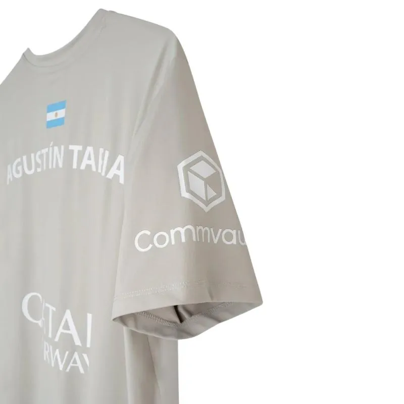 Camiseta Nox Agustin Tapia Sponsors AT10 Gris Claro 2026