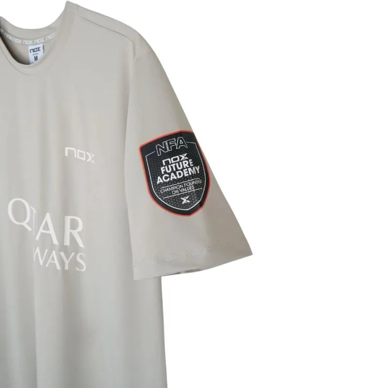 Camiseta Nox Agustin Tapia Sponsors AT10 Gris Claro 2026