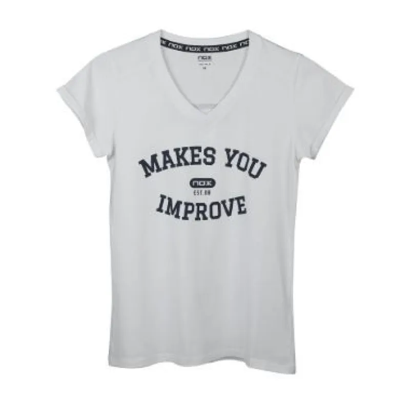 Camiseta Nox Mujer Basic Blanco