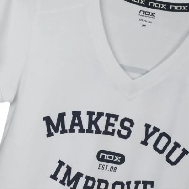 Camiseta Nox Mujer Basic Blanco