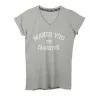 Camiseta Nox Mujer Basic Gris Vigore