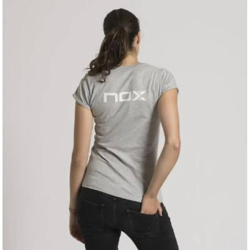 Camiseta Nox Mujer Basic Gris Vigore