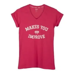 Camiseta Nox Mujer Basic Rosa