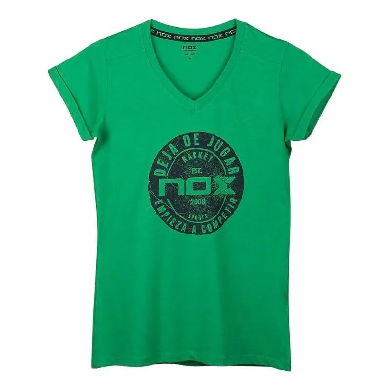 Camiseta Nox Mujer Basic Verde