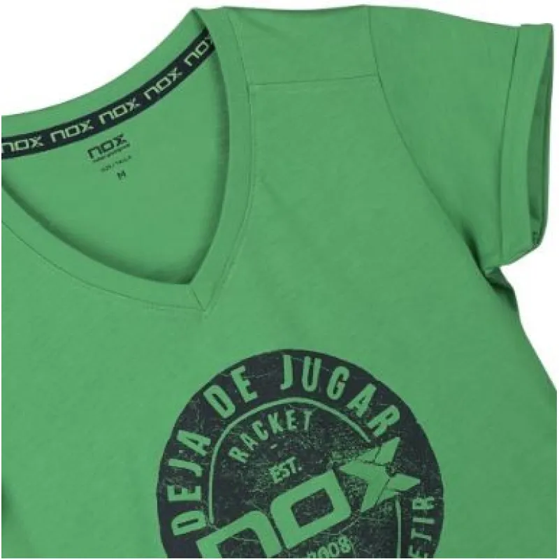 Camiseta Nox Mujer Basic Verde