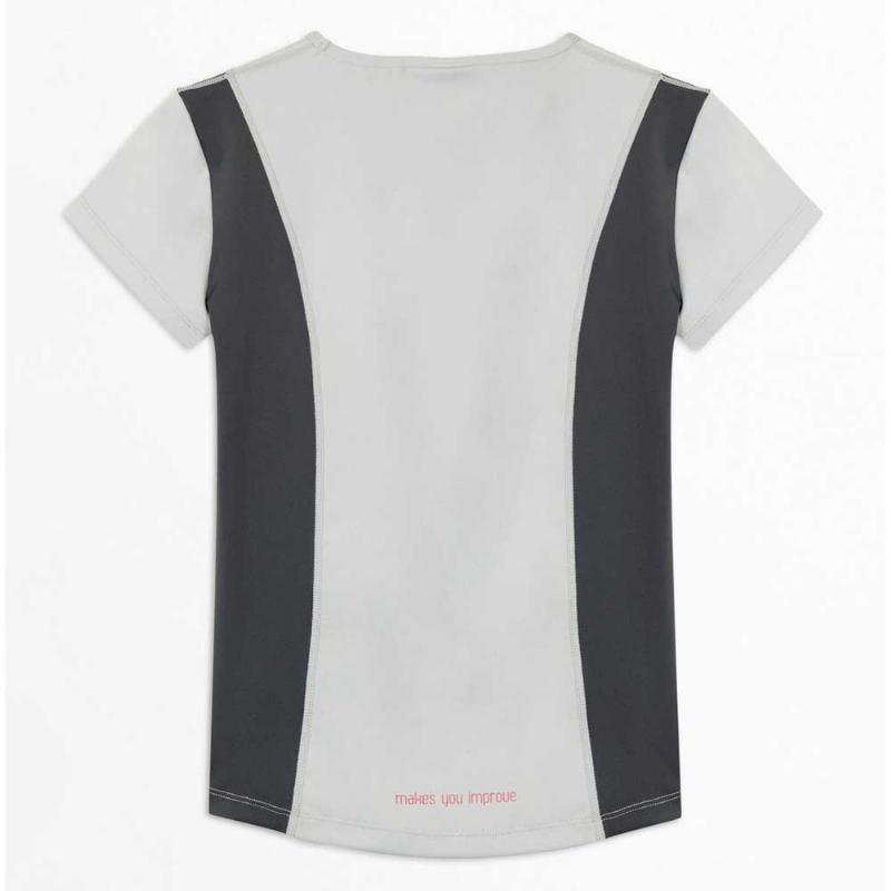 Camiseta Nox Pro Regular Gris Claro Mujer - Barata Oferta Outlet