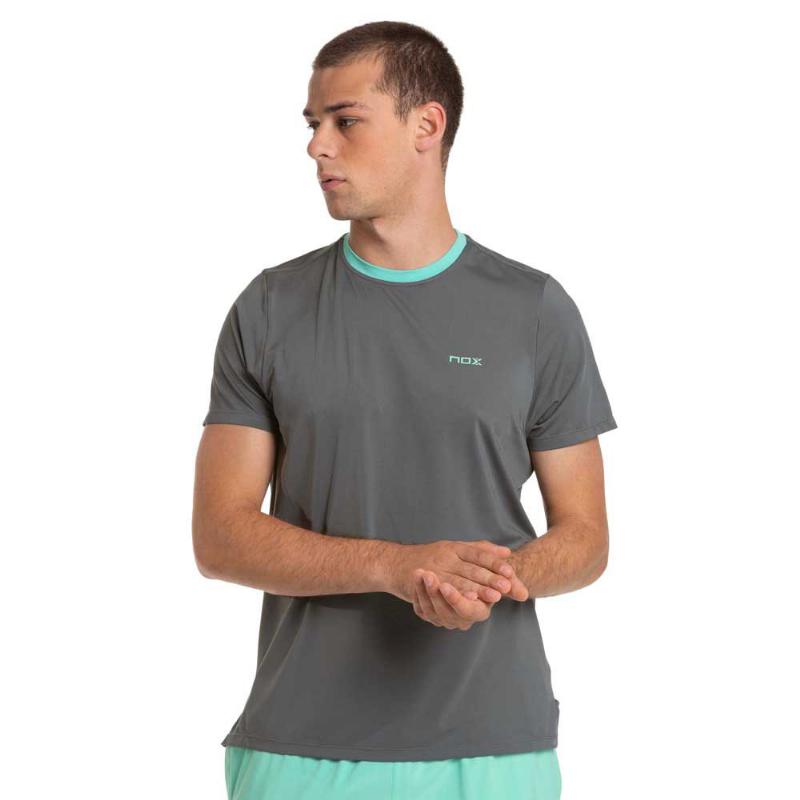 Camiseta Nox Pro Regular Gris Oscuro - Barata Oferta Outlet