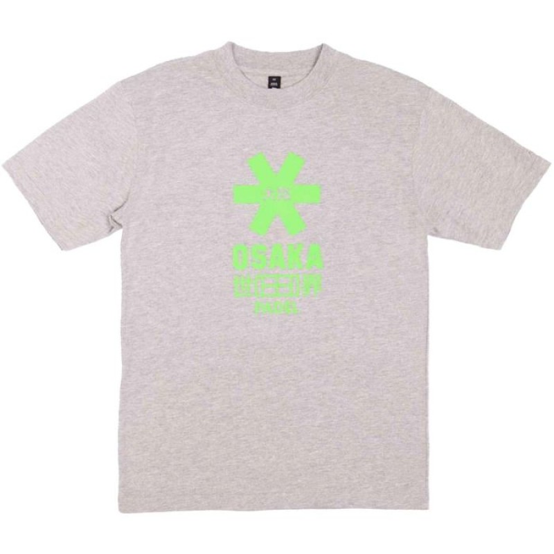 Camiseta Osaka Basic Gris - Barata Oferta Outlet