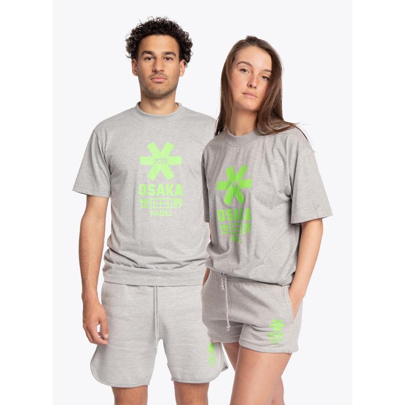Camiseta Osaka Basic Gris - Barata Oferta Outlet