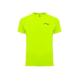 Camiseta Padelpoint Tournament Amarillo Fluor