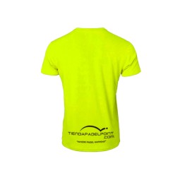 Camiseta Padelpoint Tournament Amarillo Fluor