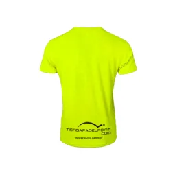 Camiseta Padelpoint Tournament Amarillo Fluor